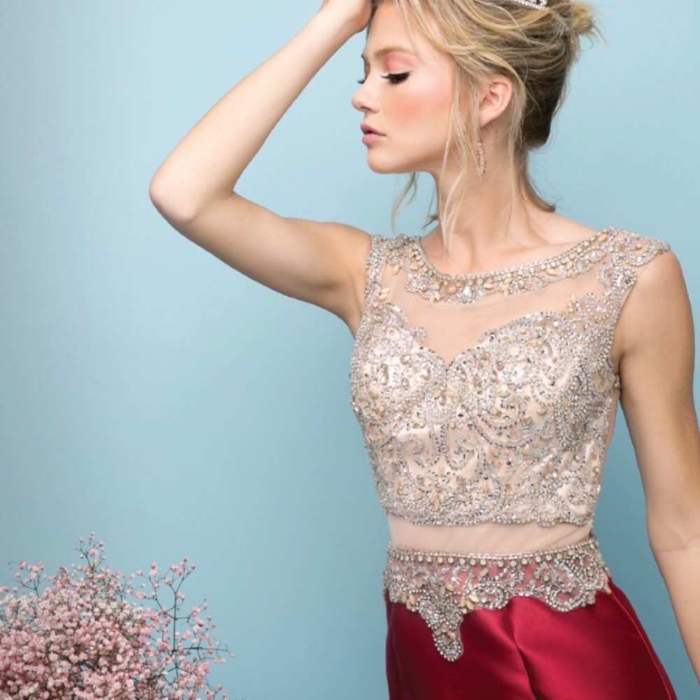Burgundy Prom Dress